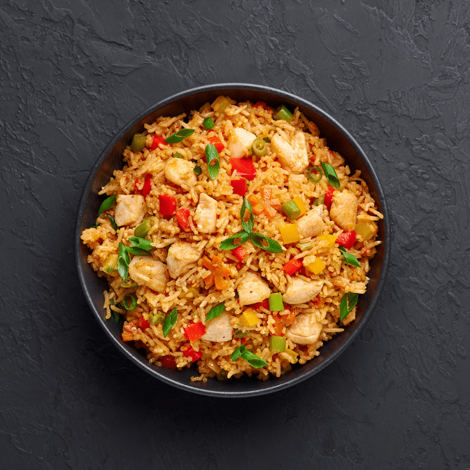 Chicken Schezwan Rice