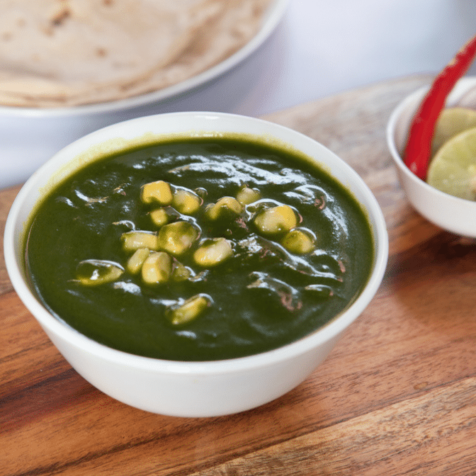 Palak Corn Soup