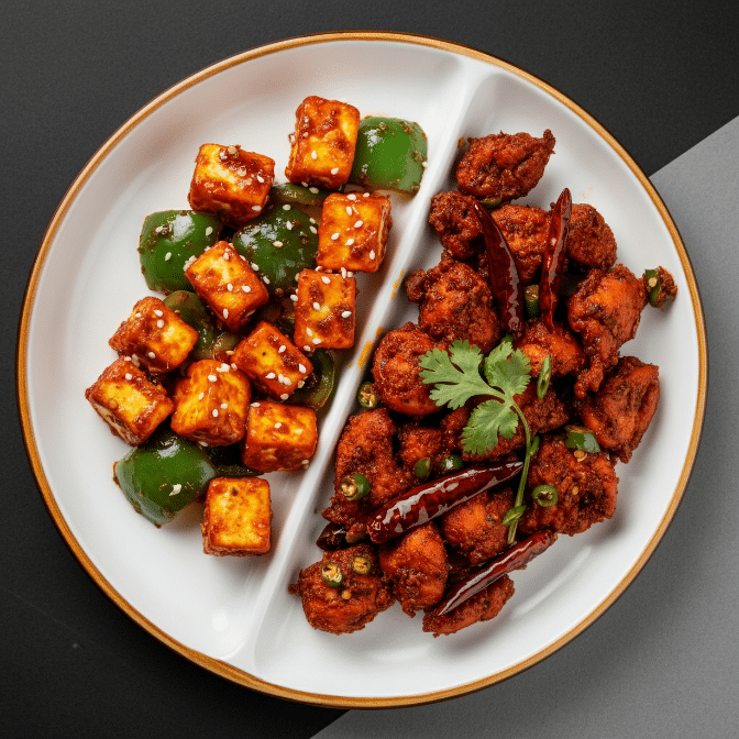 Veg.Paneer Chilli Dry